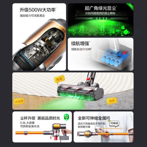 小狗無(wú)線吸塵器家用大吸力除螨吸塵機(jī)T20 Pro
